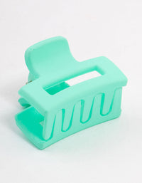 Mint Rectangle Claw Clip - link has visual effect only