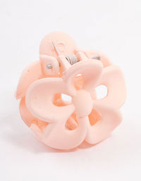 Blush Mini Frangipani Claw Clip - link has visual effect only