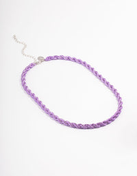 Purple Twist Chain Necklace - link has visual effect only