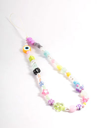 Dice Beaded Phone Charm - link has visual effect only