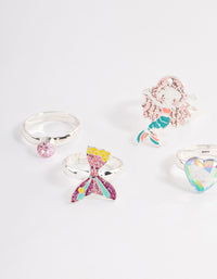 Kids Mermaid & Pearl Ring 6-Pack - link has visual effect only