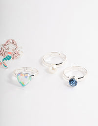 Kids Mermaid & Pearl Ring 6-Pack - link has visual effect only