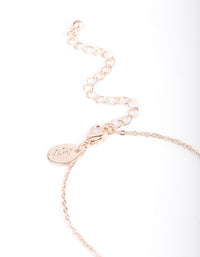 Rose Gold Best Friend Butterfly Necklace Pack - link has visual effect only