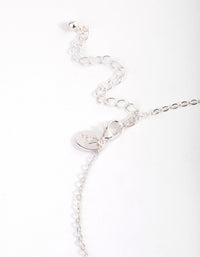 Silver Asymmetrical Butterfly Necklace - link has visual effect only