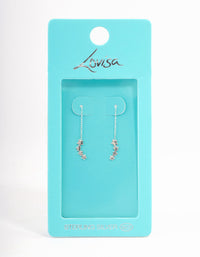 Sterling Silver Star Threader Earrings - link has visual effect only