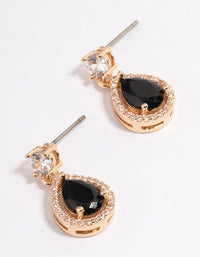 Gold Mini Pearl Fancy Drop Earrings - link has visual effect only