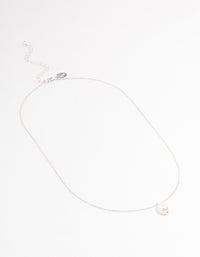 Silver Freshwater Pearl Drop Necklace - link has visual effect only