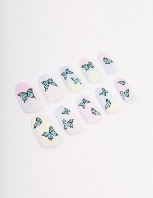 Butterfly Ombre Press On Nails