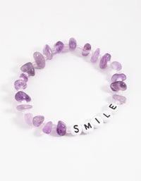 Amethyst Smile Bracelet - link has visual effect only