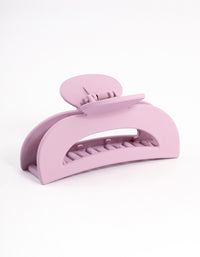 Purple Matte Curved Claw Clip - link has visual effect only