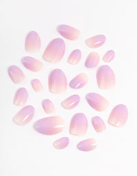 Tweens Pink & Lilac Gradient Press On Nails - link has visual effect only