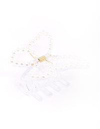 Pearl Clear Butterfly Claw Clip - link has visual effect only