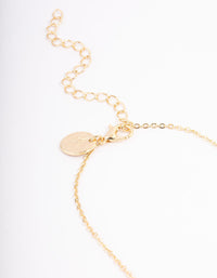 Gold Plated Angel Number '333' Layered Necklace - link has visual effect only