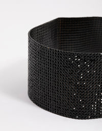 Gunmetal Large Diamante Choker - link has visual effect only