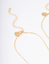 Gold Plated Circle & Heart Locket Necklace Pack - link has visual effect only