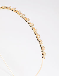 Gold Butterfly Diamante Headband - link has visual effect only