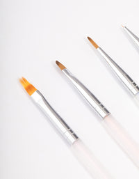 Mixed Metal Nail Brush Set 5-Pack - link has visual effect only