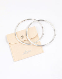 Silver Plain Bangle & Polishing Set - link has visual effect only