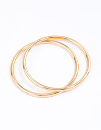 Gold Plain Bangle & Polishing Set - link has visual effect only