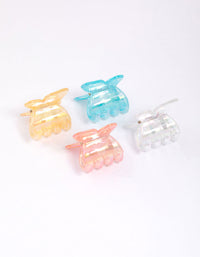 Plastic Butterfly Hair Claw Clip 4-Pack - link has visual effect only