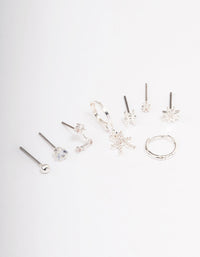 Silver Plated Pisces Earring Pack - link has visual effect only