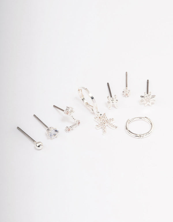 Silver Plated Pisces Earring Pack