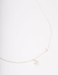 Silver Plated Sagittarius Necklace With Cubic Zirconia Pendant - link has visual effect only