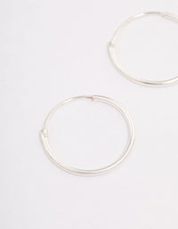 Sterling Silver Hoop Earrings 16mm - link has visual effect only