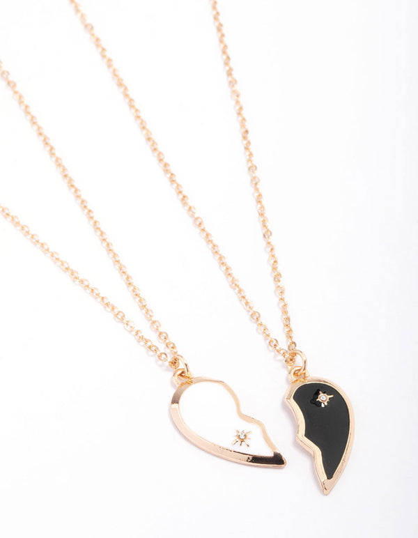 Gin Yin & Yang Heart Necklace Pack