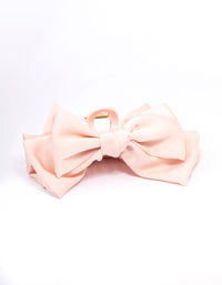 Blush Large Bow Hair Claw Clip - link has visual effect only