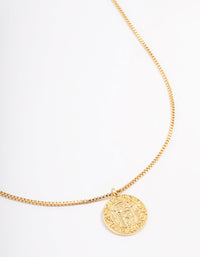 Gold Plated Aquarius Star Sign Pendant Necklace - link has visual effect only