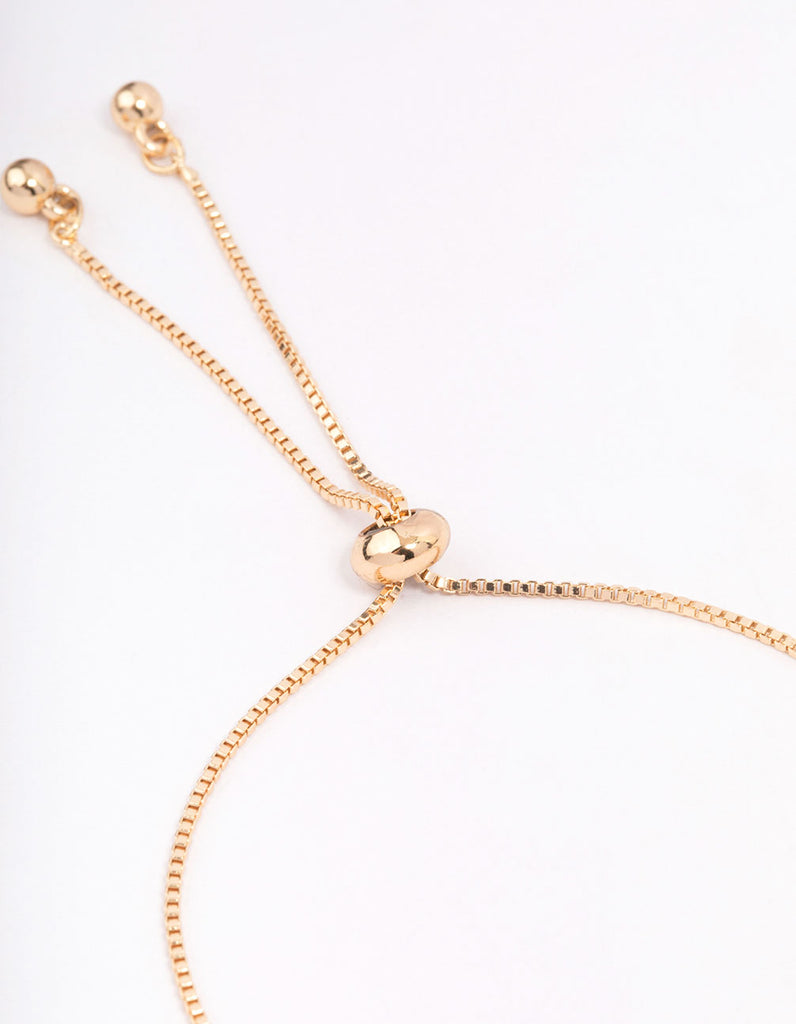 Gold Plated 999 Release Toggle Bracelet