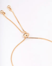 Gold Plated 999 Release Toggle Bracelet - link has visual effect only