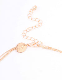 Rose Gold Facet Beaded Jewellery Set - link has visual effect only