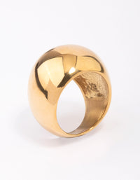 Gold Plated Stainless Steel Large Bubble Ring - link has visual effect only