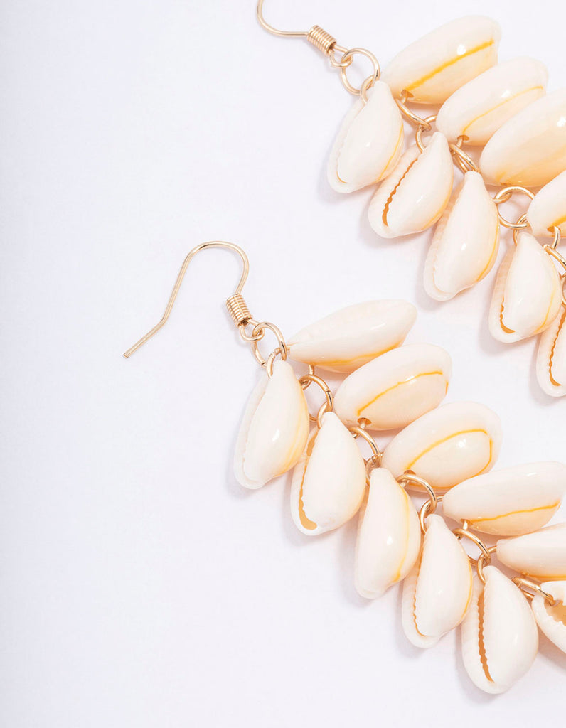 Natural Shell Drop Earrings