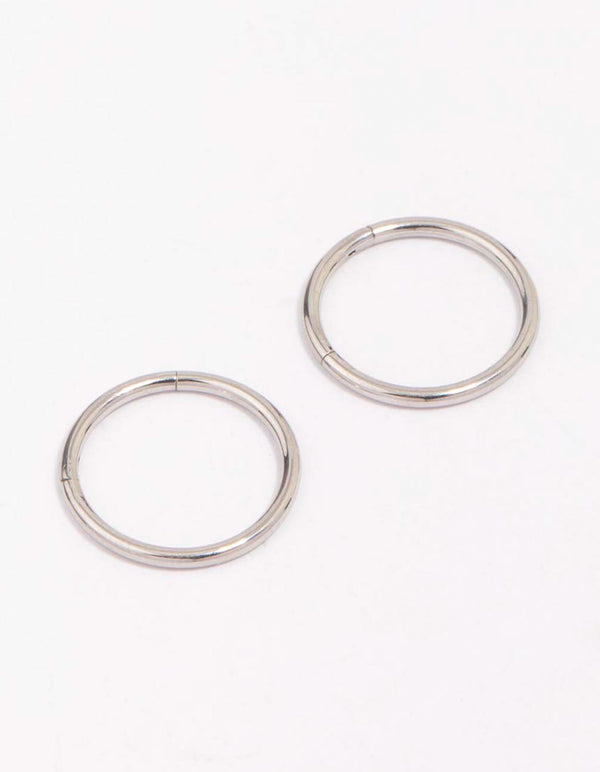 Surgical Steel Sleeper Earrings 12mm