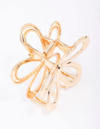 Gold Daisy Flower Hair Claw Clip - link has visual effect only