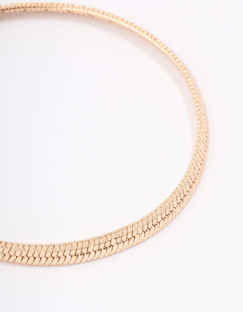 Gold Plated Snake Chain Bracelet