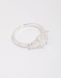 Silver Plated Oval Enchanting Ring - link has visual effect only