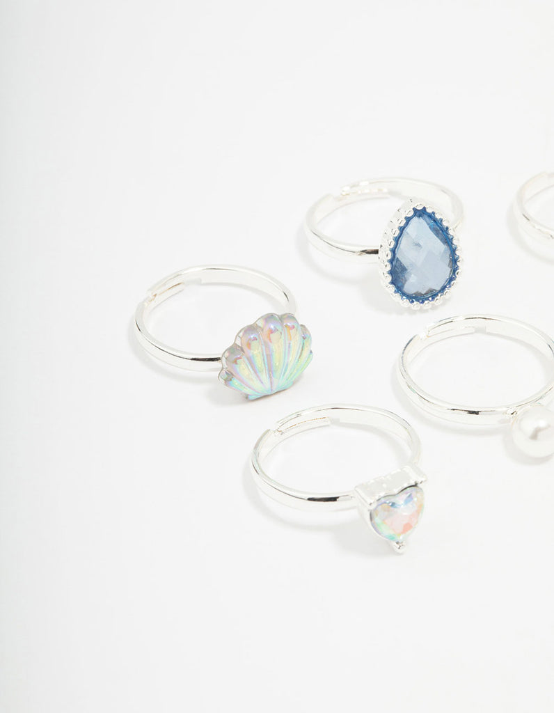 Kids Mermaid Ring Pack