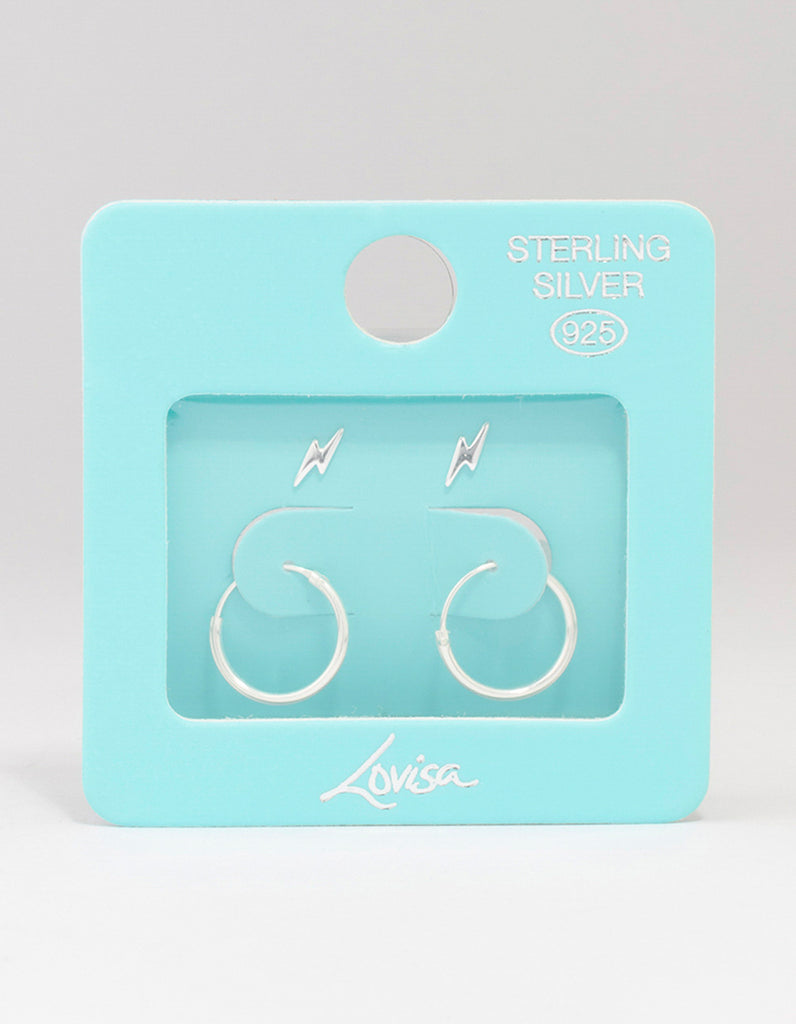 Sterling Silver Cubic Zirconia Earring Pack