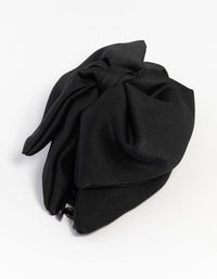 Large Fabric Bow Front Claw Clip - link has visual effect only