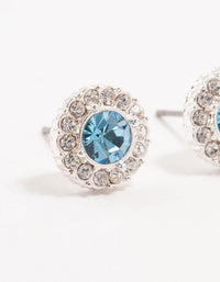 Blue Bohemia Czech Crystal Stud Earrings - link has visual effect only