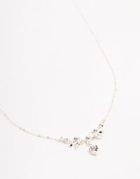 Silver Marquise Czech Crystal Vine Necklace - link has visual effect only