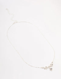 Silver Marquise Czech Crystal Vine Necklace - link has visual effect only