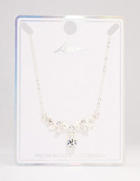 Silver Marquise Czech Crystal Vine Necklace - link has visual effect only