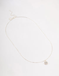 Silver Halo Czech Crystal Necklace - link has visual effect only