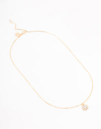 Gold Halo Czech Crystal Necklace - link has visual effect only