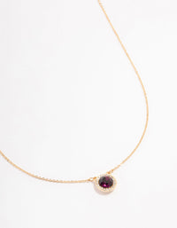 Gold Halo Bohemia  Czech Crystal Necklace - link has visual effect only